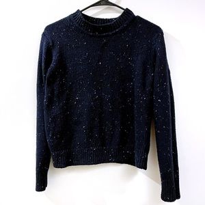 Banana Republic Navy Speckled Sweater